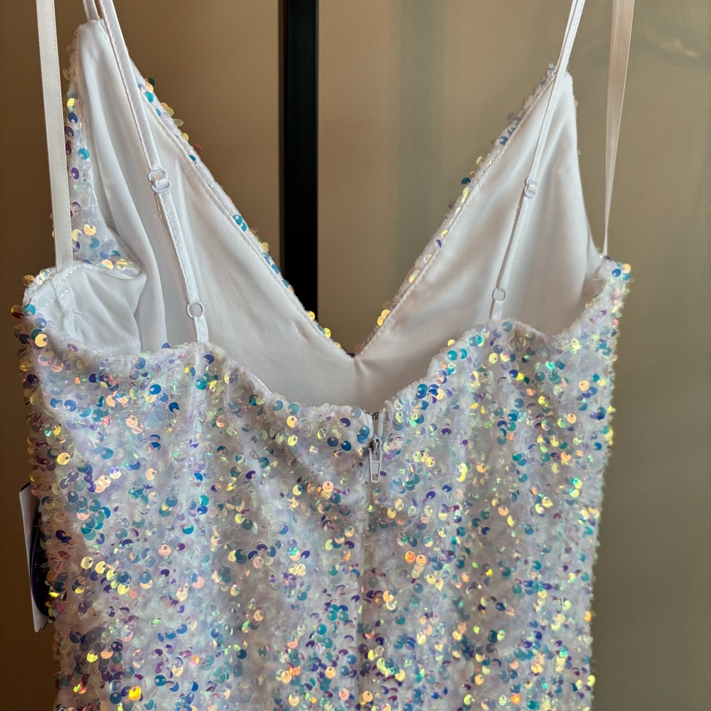 Hoco Kathy Iridescent Sequin Mini
Dress Size S‎ - Picture 8 of 10